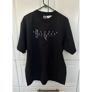 Atlanta Falcons ~ 1966 T-Shirt ~ Black ~ Men's Size Large ~ NFL Team Apparel